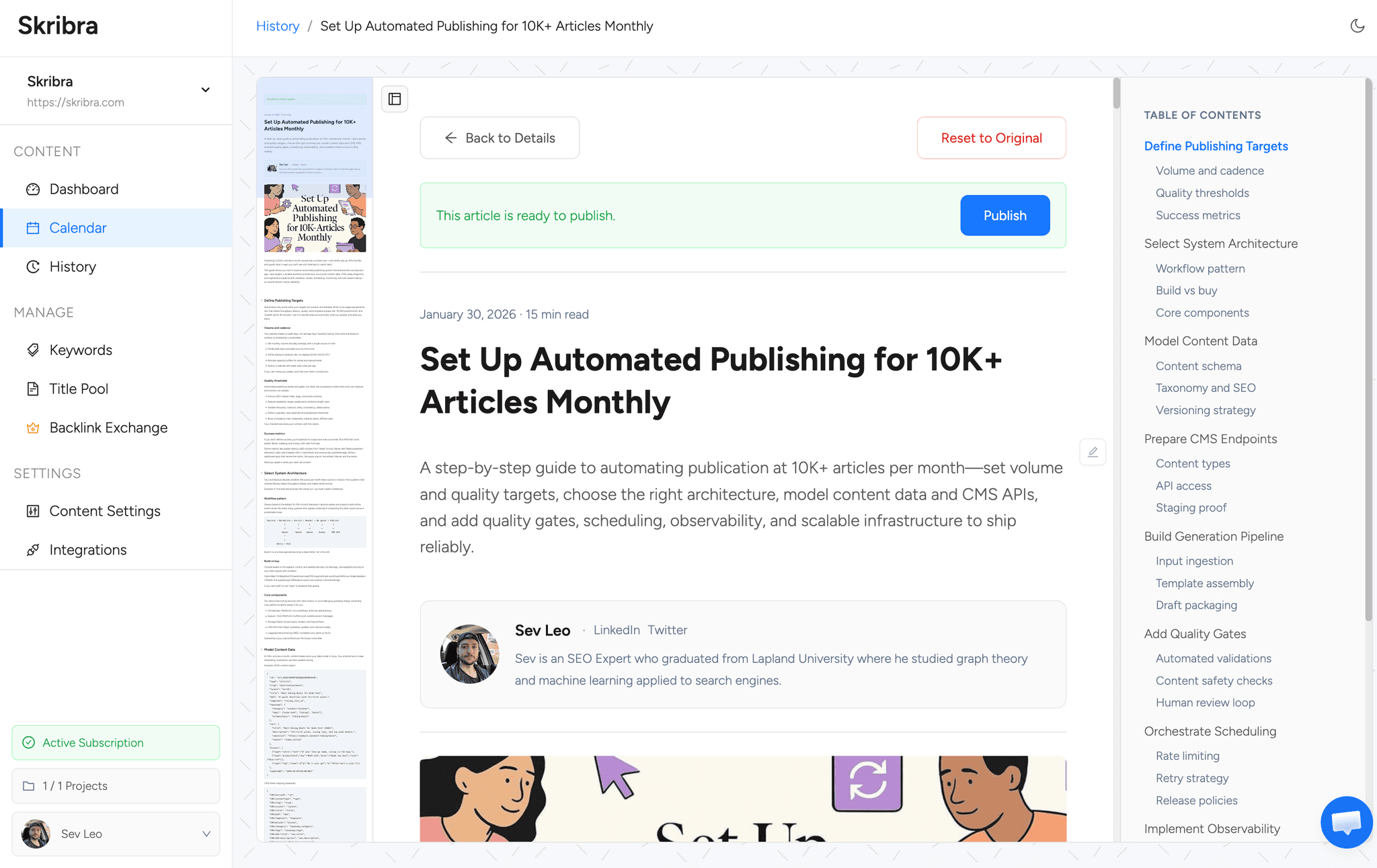 SEO Optimized Blog Article